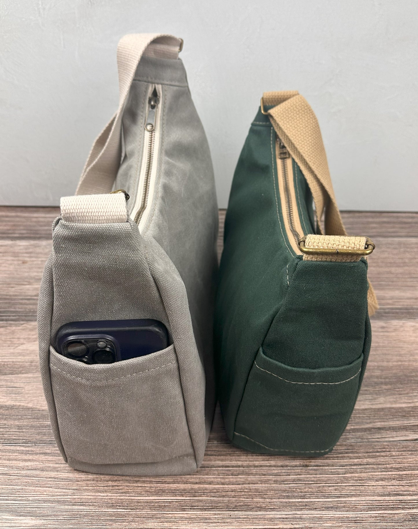 Canvas South Creek Hobo Bag with Cotton Webbing Strap SquiresCanvasCreatons.com