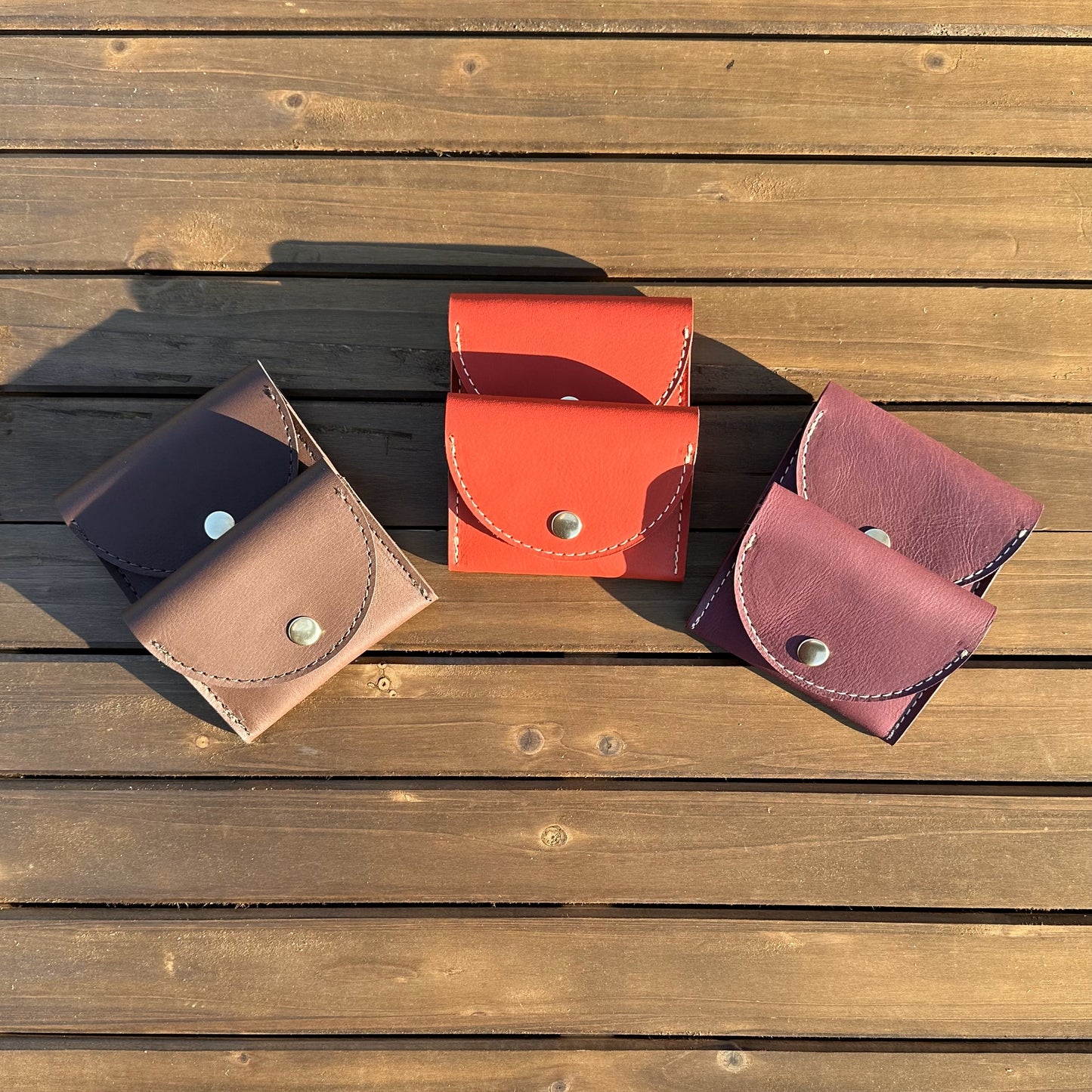 Rock Hall Leather Wallet Korba Buffalo Leather SquiresCanvasCreations.com