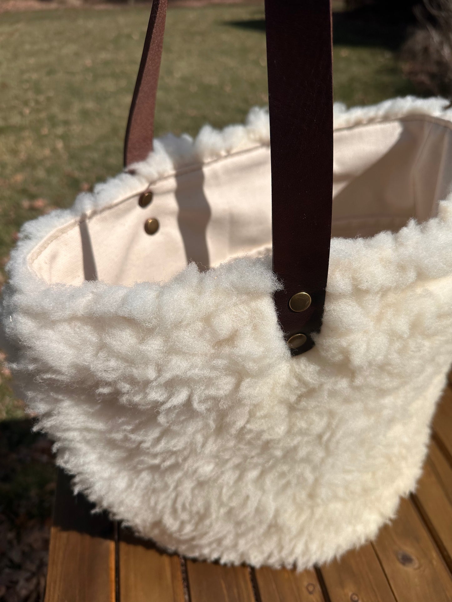Made To Order: Shearling Parker Creek Tote