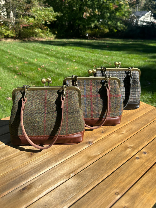 Harris Tweed® Princess Anne Kiss Lock Purse