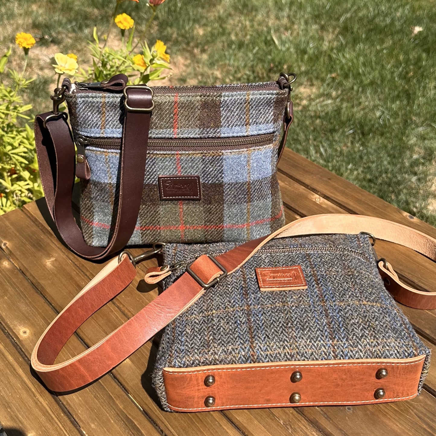 Harris Tweed® Fairhaven Crossbody SquiresCanvasCreations.com