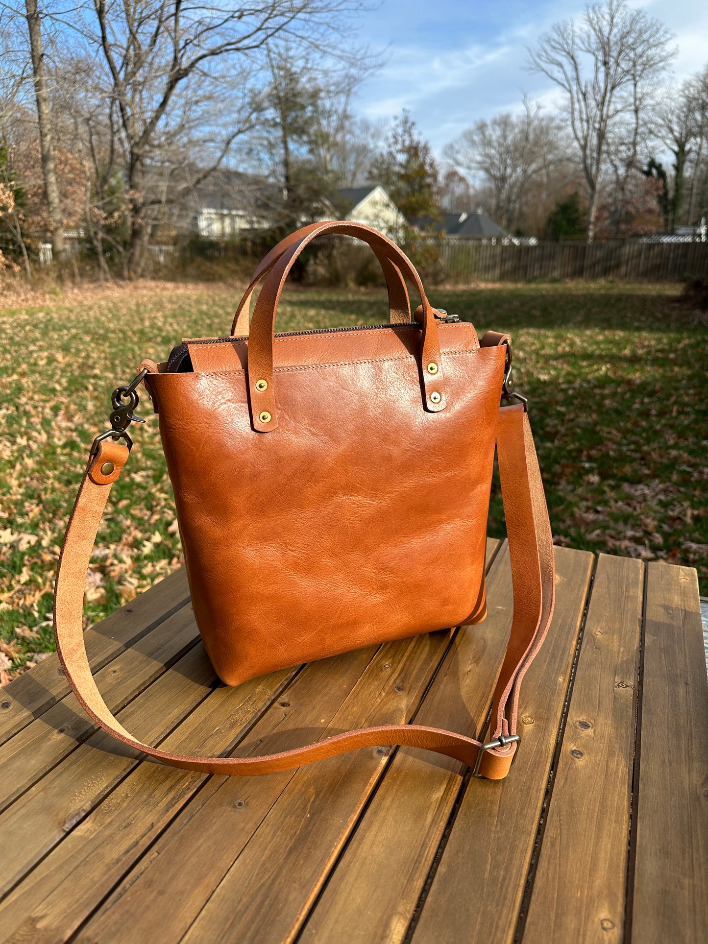 Leather West Street Crossbody