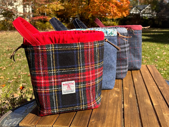 Harris Tweed® Highland Maker Bag SquiresCanvasCreations.com