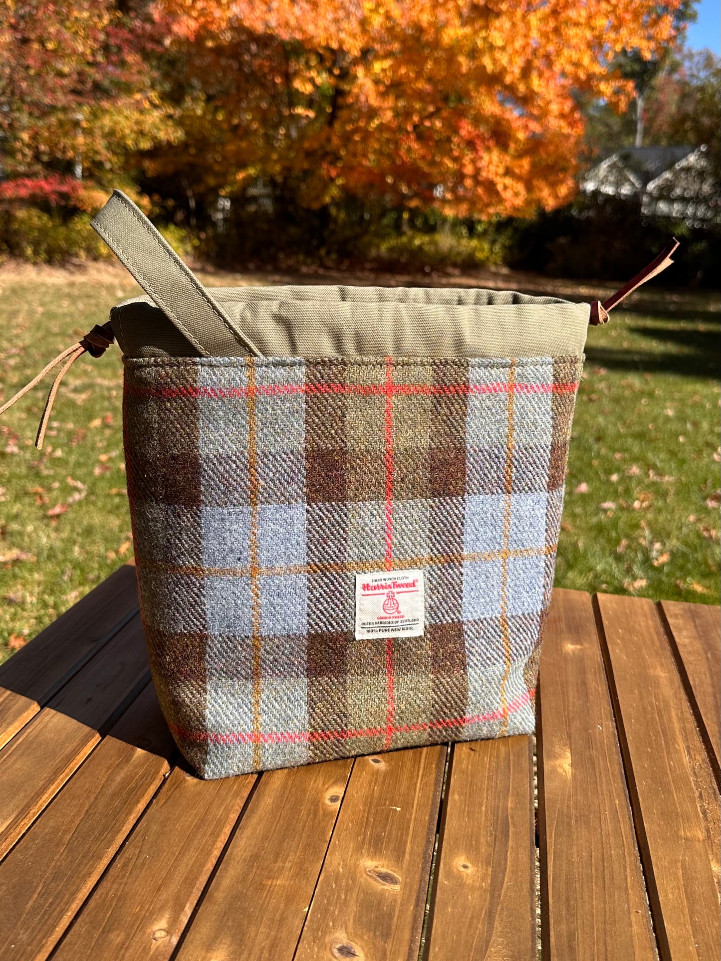MacLeod Harris Tweed® Highland Maker Bag SquiresCanvasCreations.com