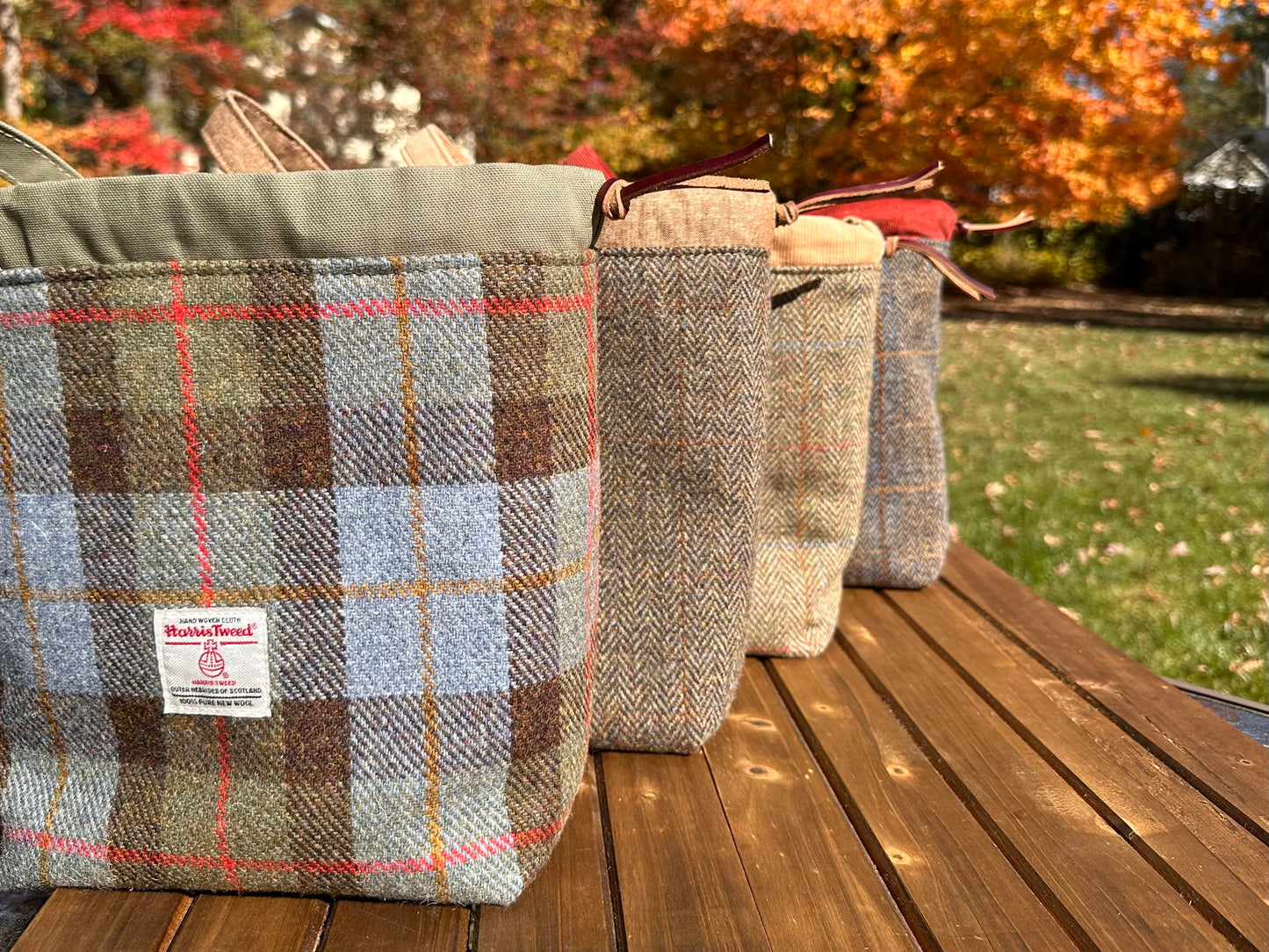 Harris Tweed® Highland Maker Bag SquiresCanvasCreations.com