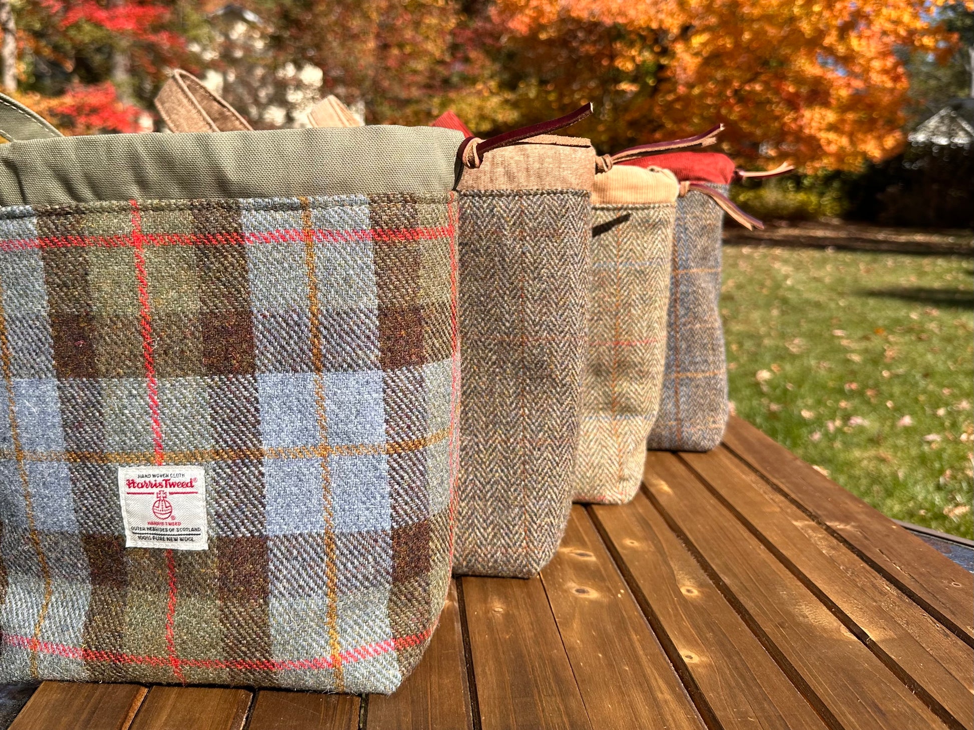 Harris Tweed® Highland Maker Bag SquiresCanvasCreations.com