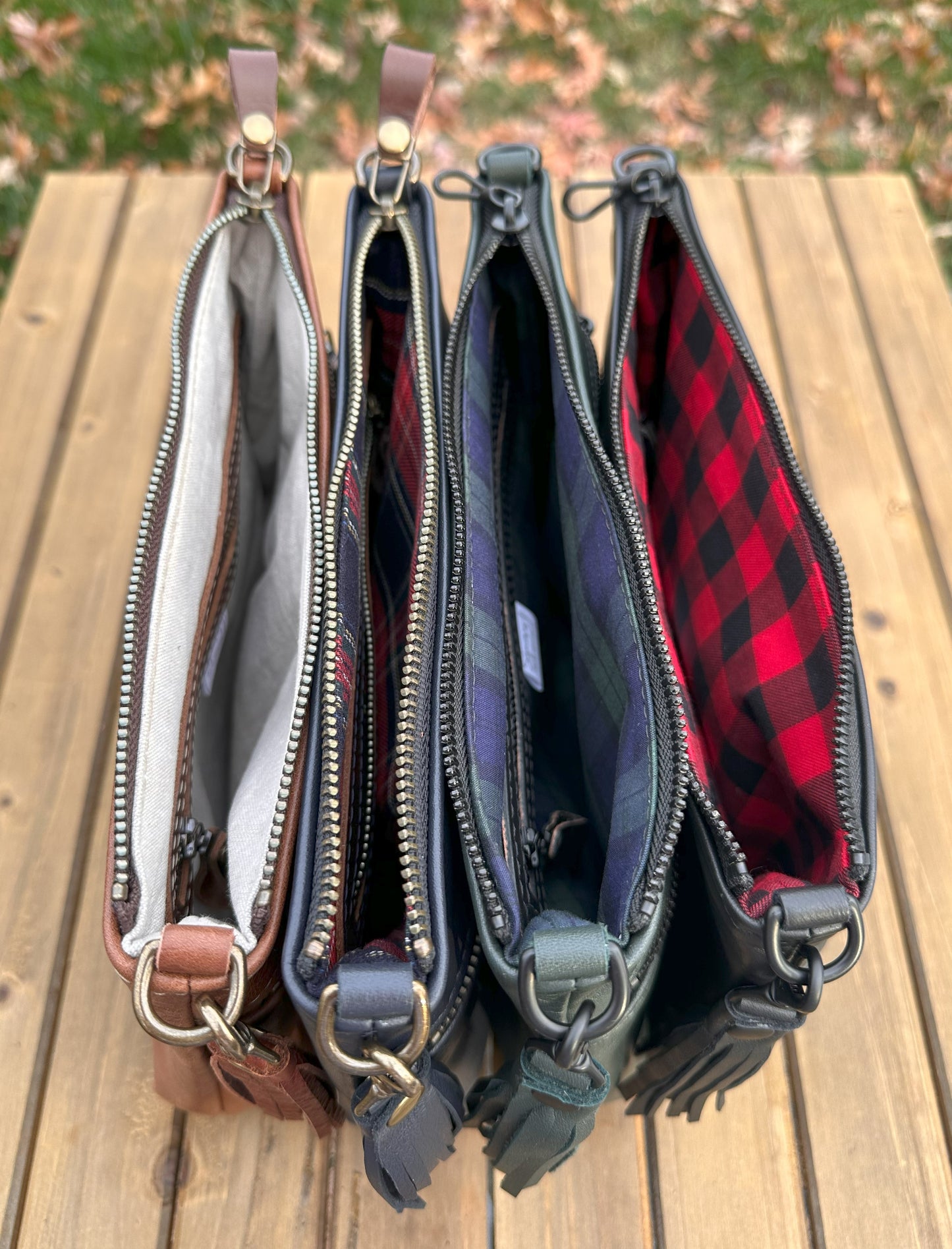 Leather Fairhaven Crossbody  SquiresCanvasCreations.com