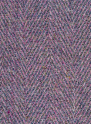 Pink and Blue Wide Herringbone