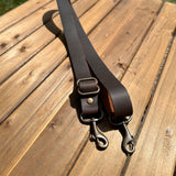 1" Sable Oil Tan with Bolt Swivel Hook