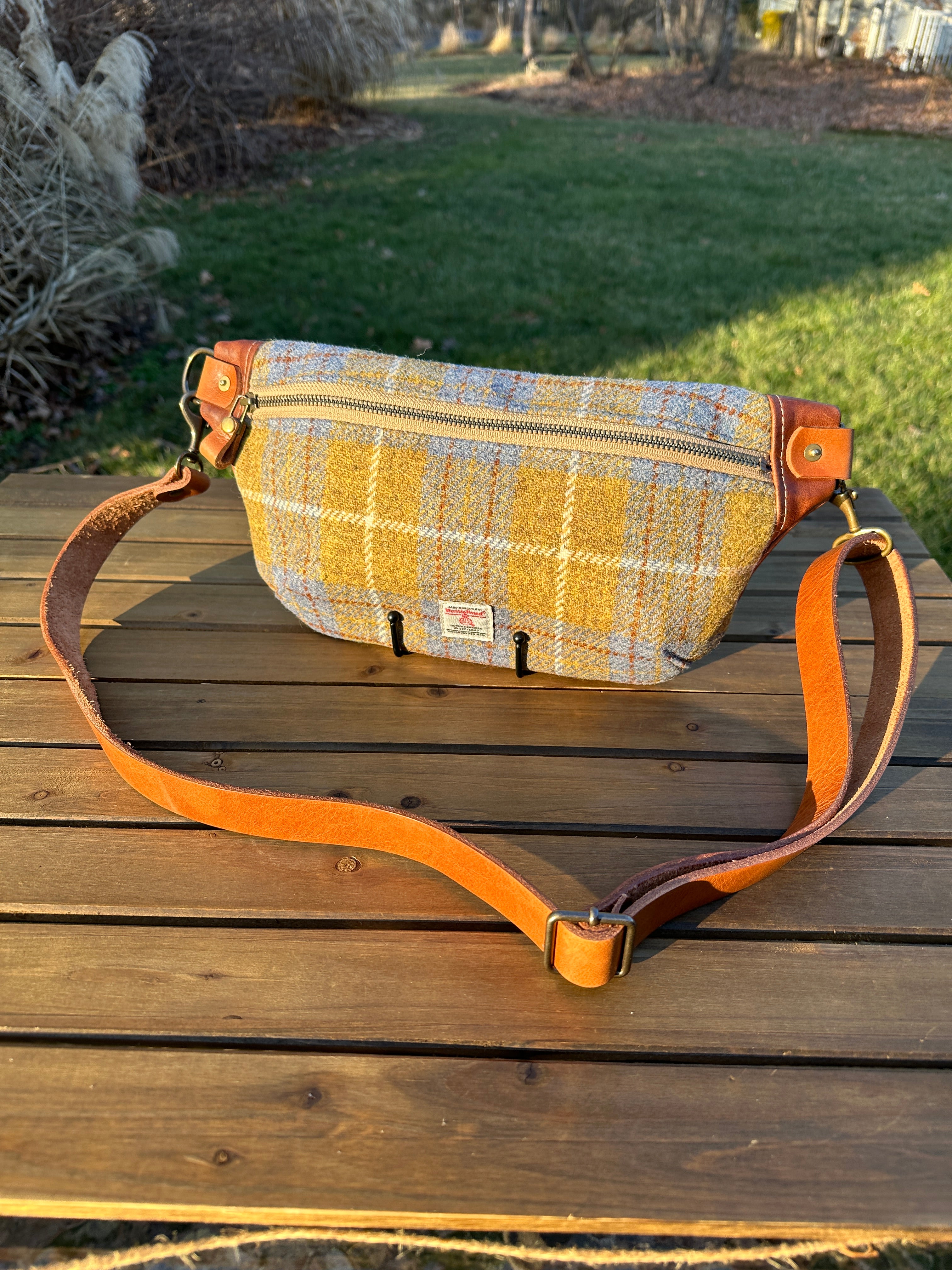 Harris Tweed® Spinnaker Sling Bag | Squires Canvas Creations