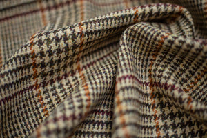 Brown and Beige Glen Check