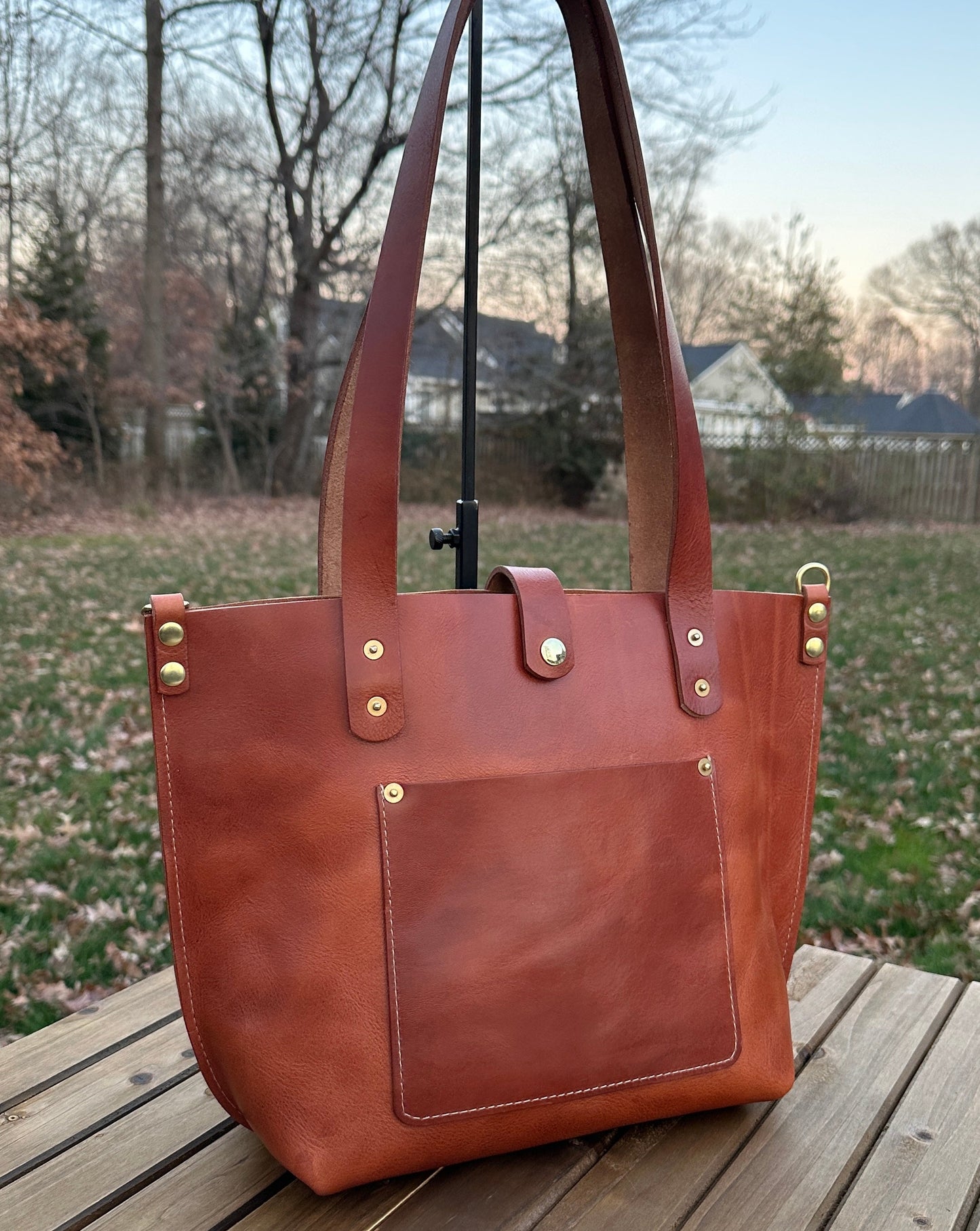Leather Herrington Shoulder Bag