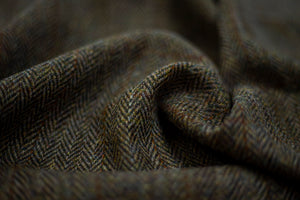Green and Brown Herringbone with Overchecks