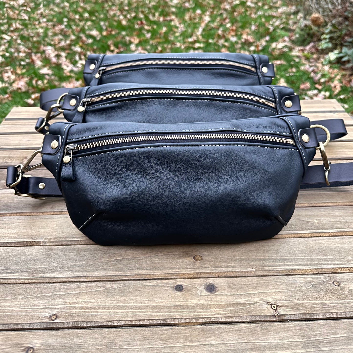 Leather Spinnaker Sling Bag