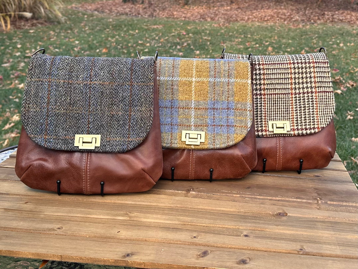Harris Tweed® Shoreline Crossbody SquiresCanvasCreations.com