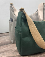 Canvas South Creek Hobo Bag with Cotton Webbing Strap SquiresCanvasCreatons.com