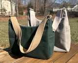 Canvas South Creek Hobo Bag with Cotton Webbing Strap SquiresCanvasCreatons.com