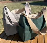 Canvas South Creek Hobo Bag with Cotton Webbing Strap SquiresCanvasCreatons.com