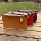 Korba Buffalo Leather with Brass Hardware Pocket Cruiser Wallet squirescanvascreations.com