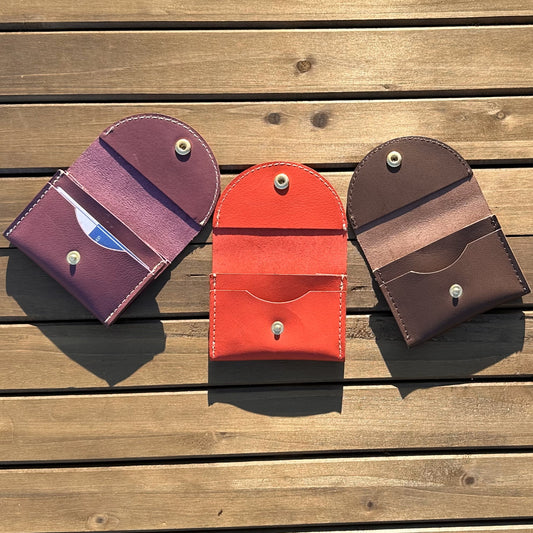 Rock Hall Leather Wallet Korba Buffalo Leather SquiresCanvasCreations.com
