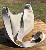 South Creek Hobo Bag Stone Brook 12oz Stone Washed Canvas with Natural Cotton Webbing Strap