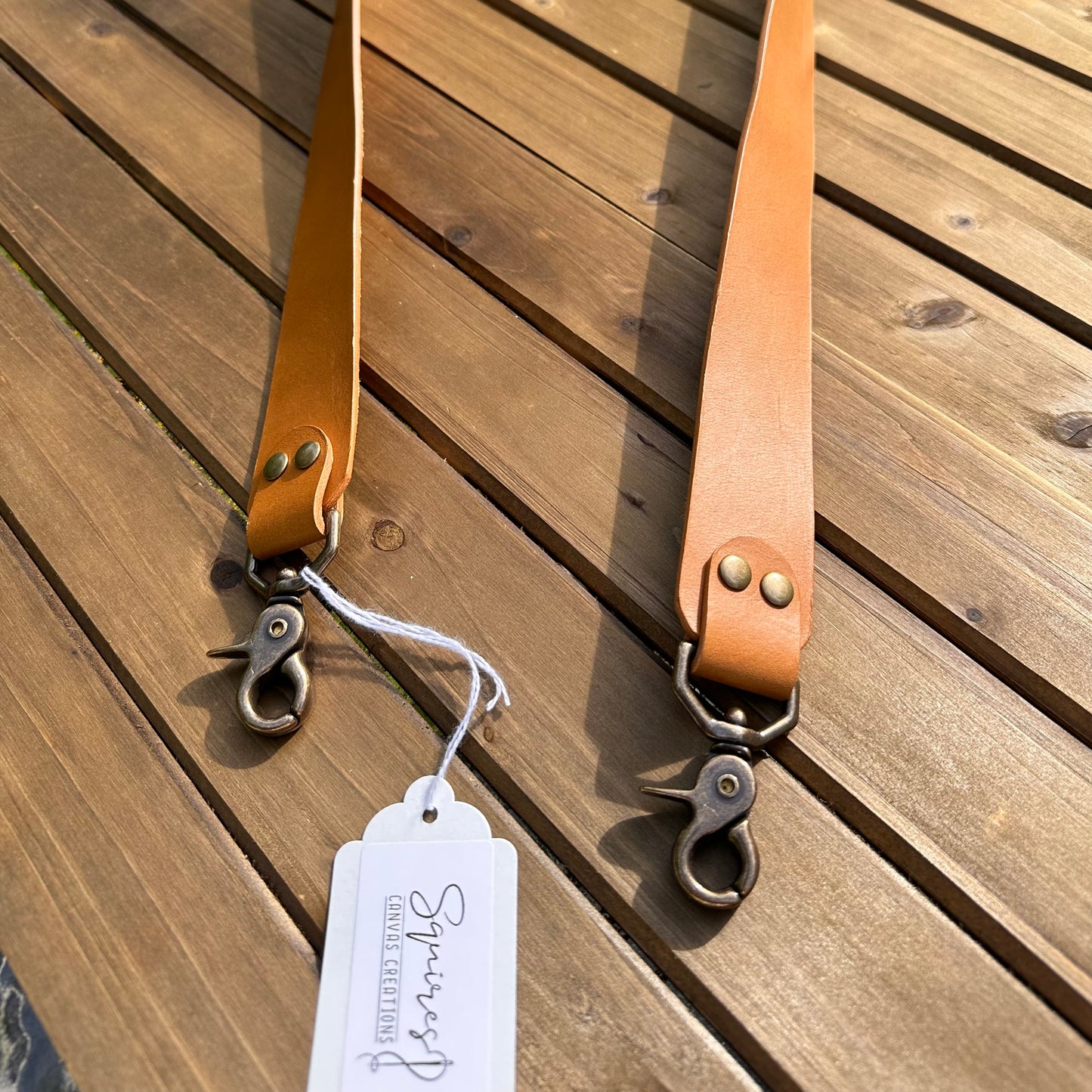 Adjustable and Fixed Length Leather Straps