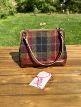Harris Tweed® Princess Anne Kiss Lock Purse