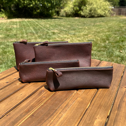 Leather Schooner Pouch