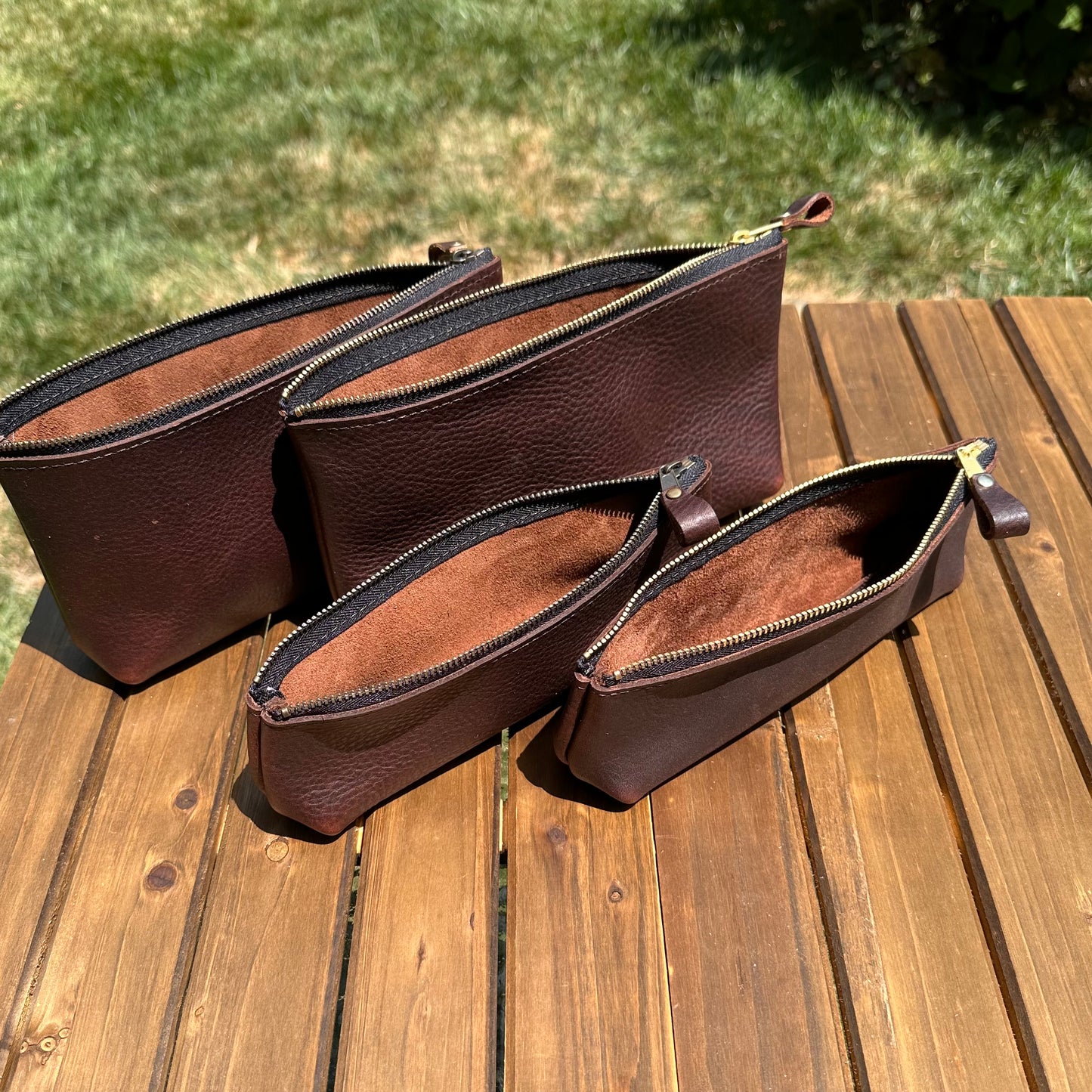 Leather Schooner Pouch