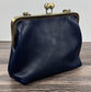Leather Princess Anne Kiss Lock Purse