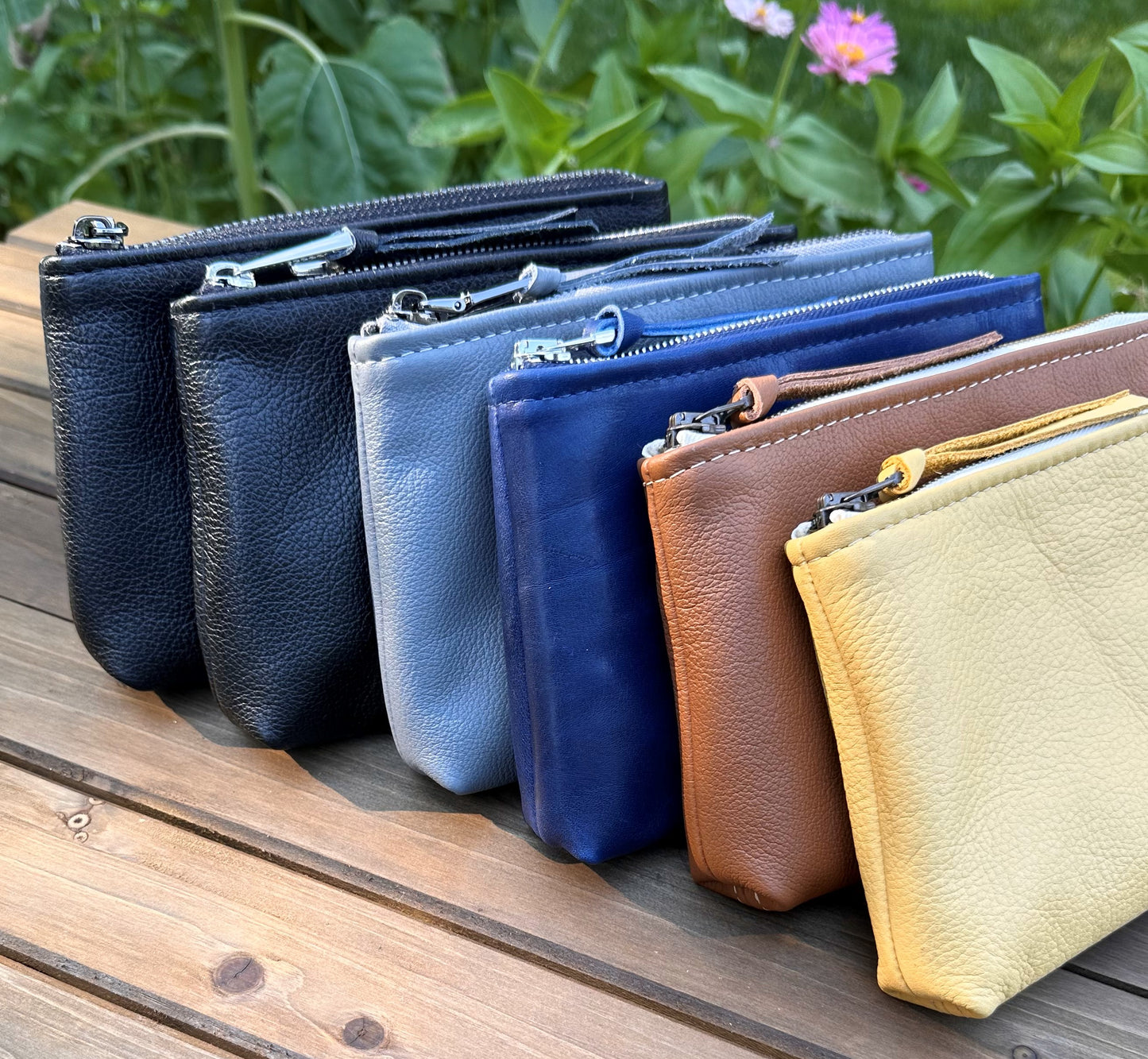 Premium Leather Pouch Shelly Pouch squirescanvasecreations.com