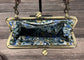 Leather Princess Anne Kiss Lock Purse