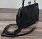 Leather Princess Anne Kiss Lock Purse