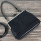 Leather Princess Anne Kiss Lock Purse