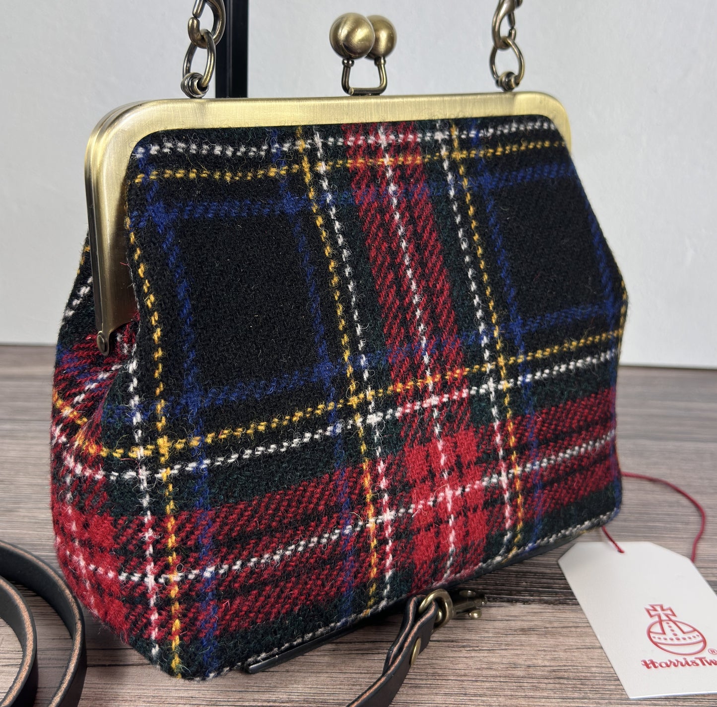 Harris Tweed® Princess Anne Kiss Lock Purse