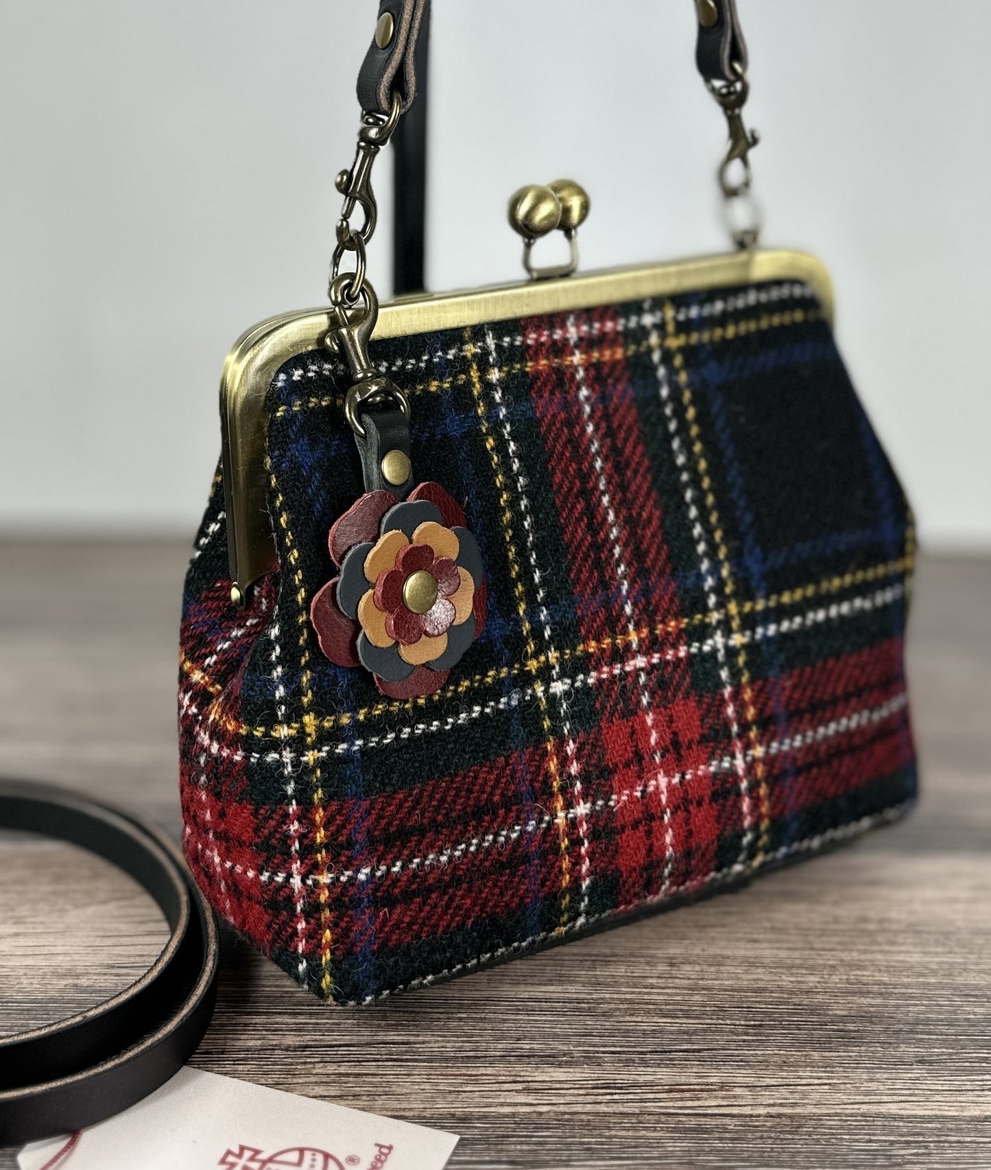 Harris Tweed® Princess Anne Kiss Lock Purse