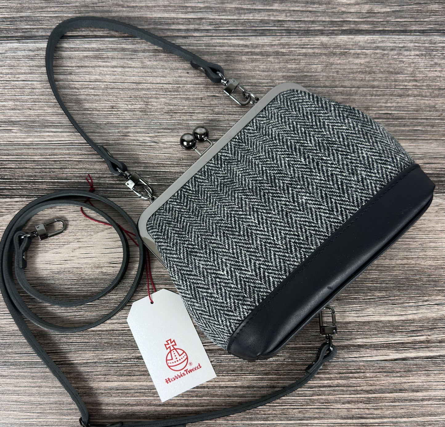 Harris Tweed® Princess Anne Kiss Lock Purse