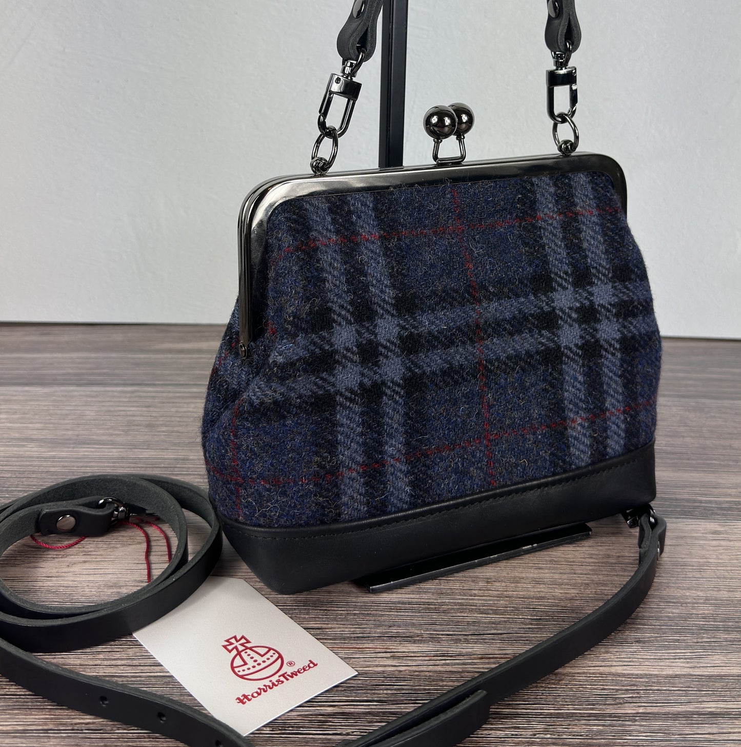 Harris Tweed® Princess Anne Kiss Lock Purse