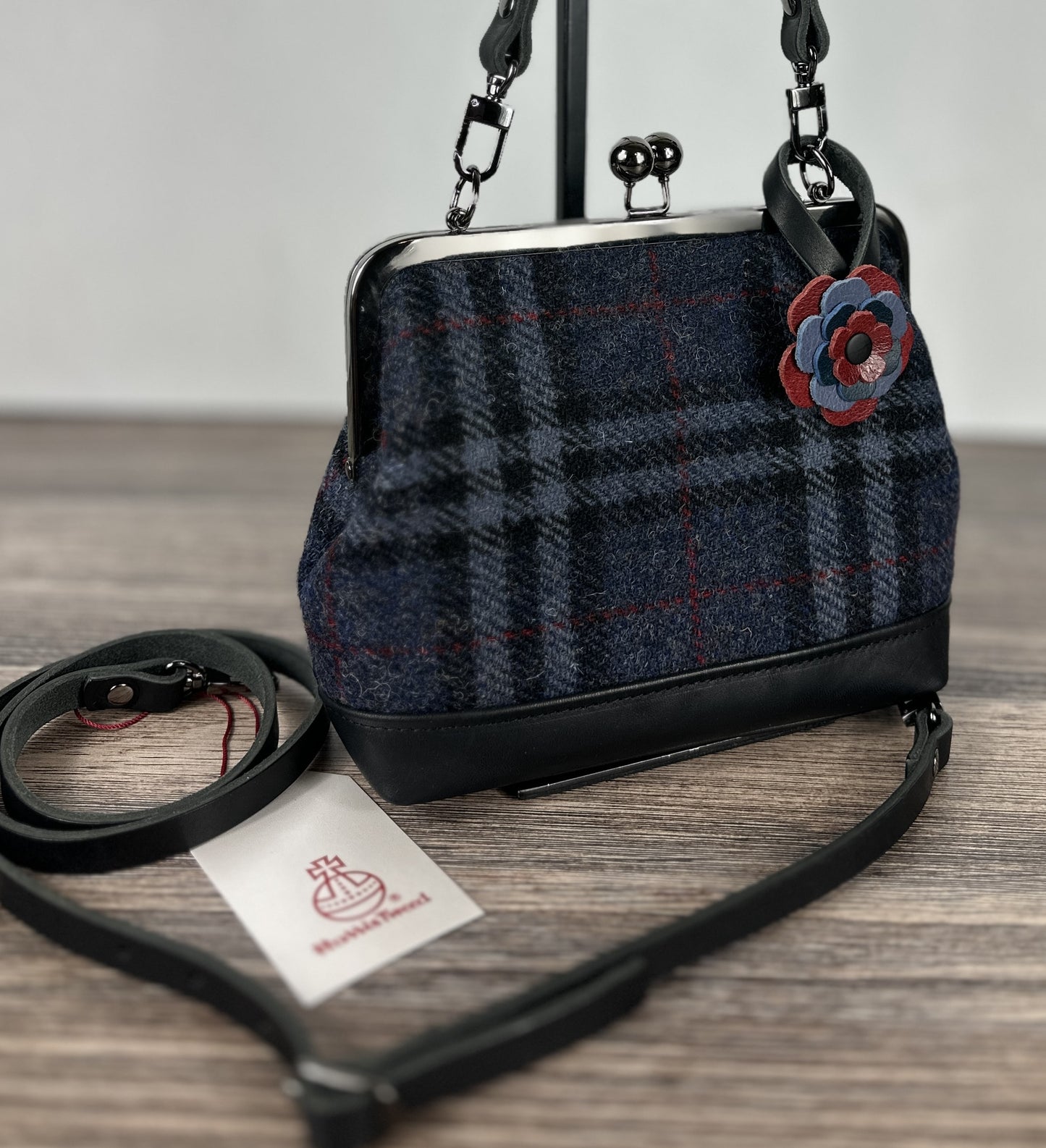 Harris Tweed® Princess Anne Kiss Lock Purse
