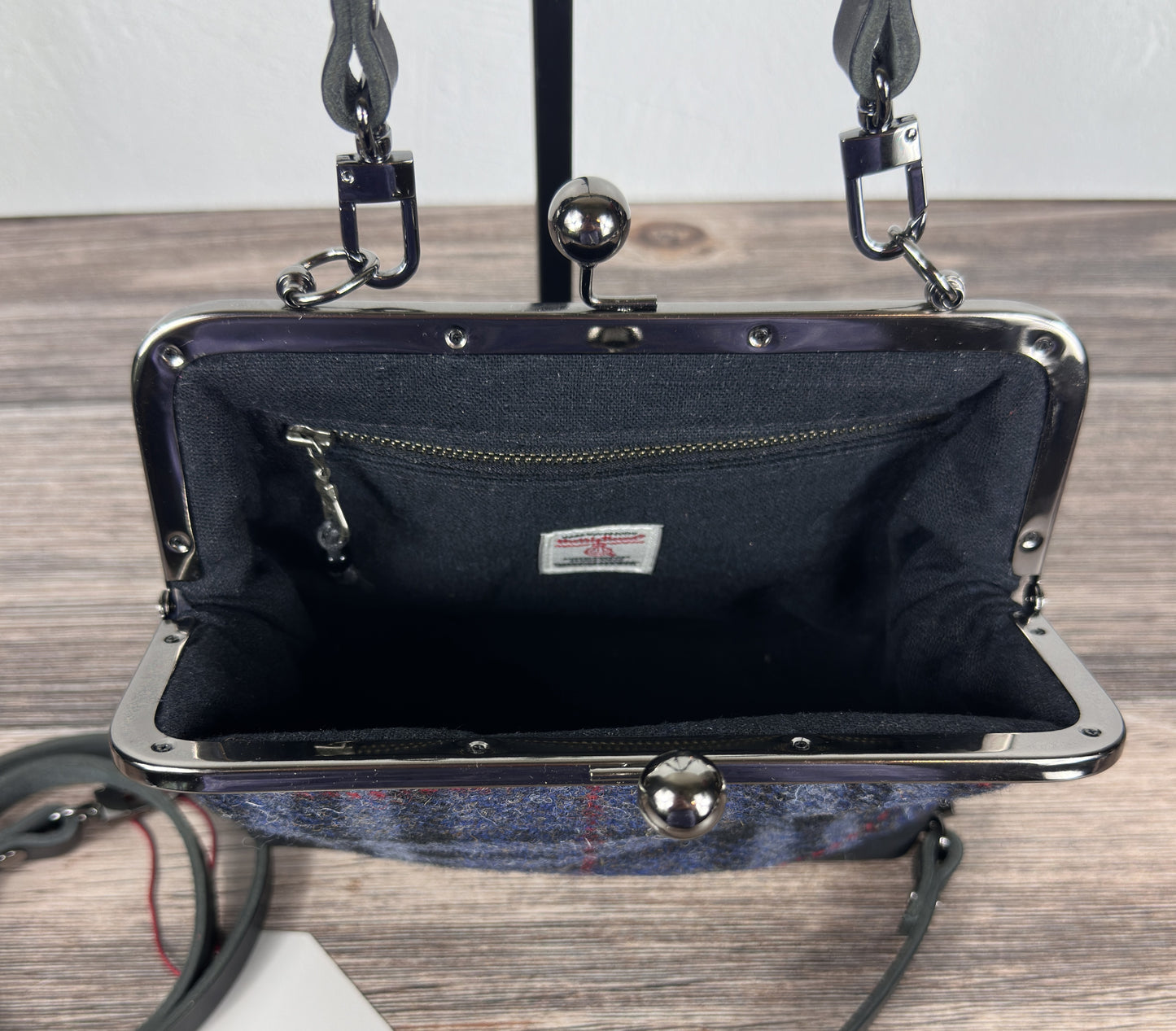 Harris Tweed® Princess Anne Kiss Lock Purse