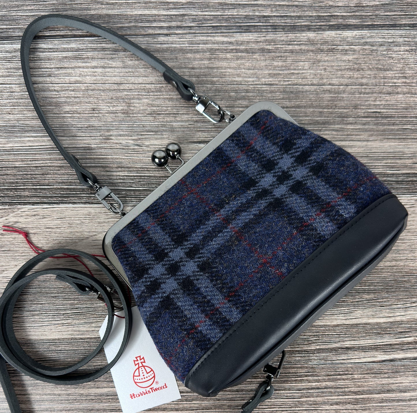 Harris Tweed® Princess Anne Kiss Lock Purse