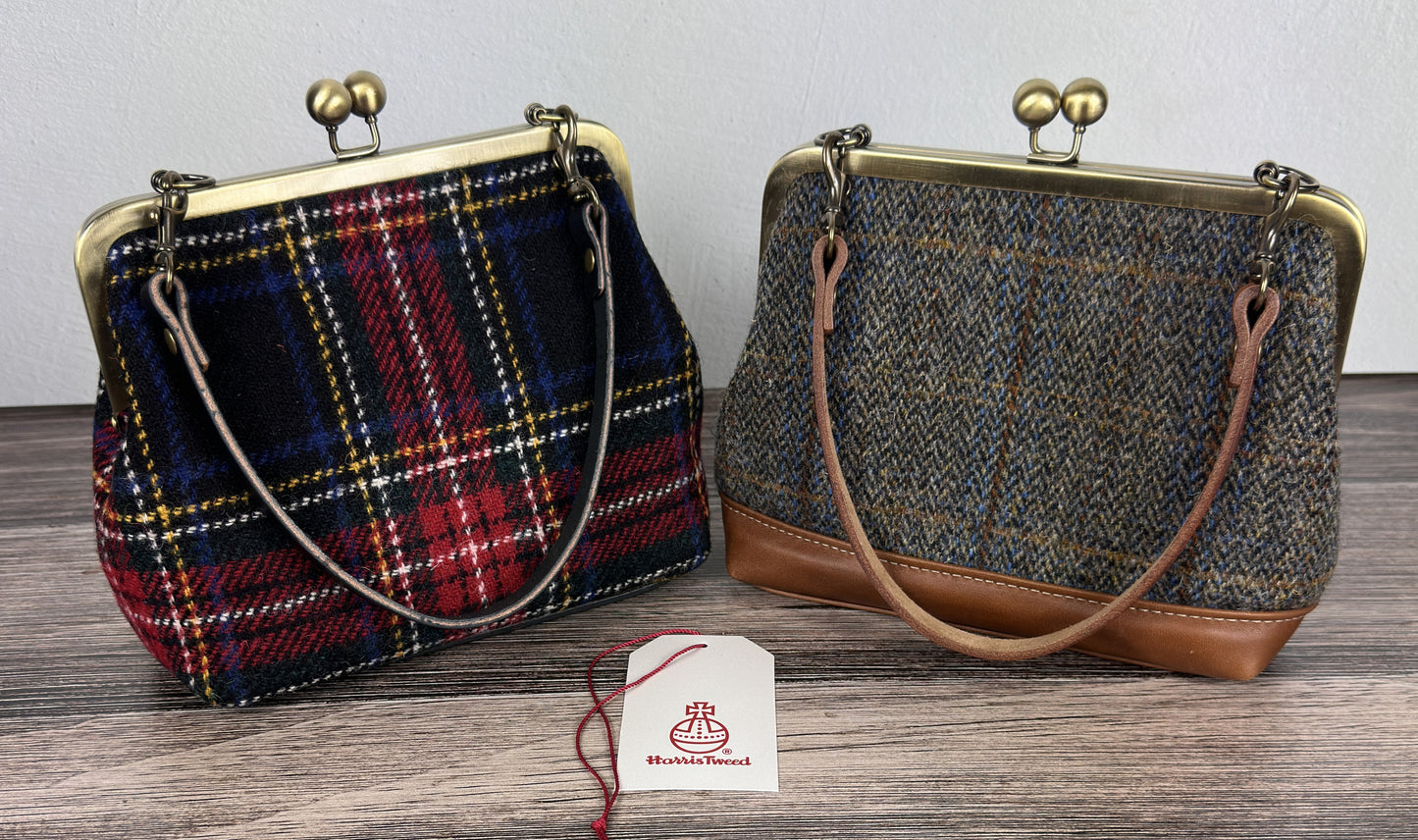 Harris Tweed® Princess Anne Kiss Lock Purse
