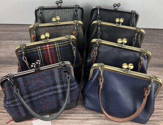 Harris Tweed® Princess Anne Kiss Lock Purse