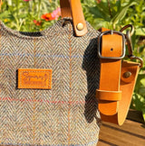 Elegant Artisan-made Biscuit leather buckle strap made from premium full-grain vegetable-tanned leather with Solid brass hardware.