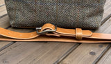 Elegant Artisan-made Biscuit leather buckle strap made from premium full-grain vegetable-tanned leather with Solid brass hardware.