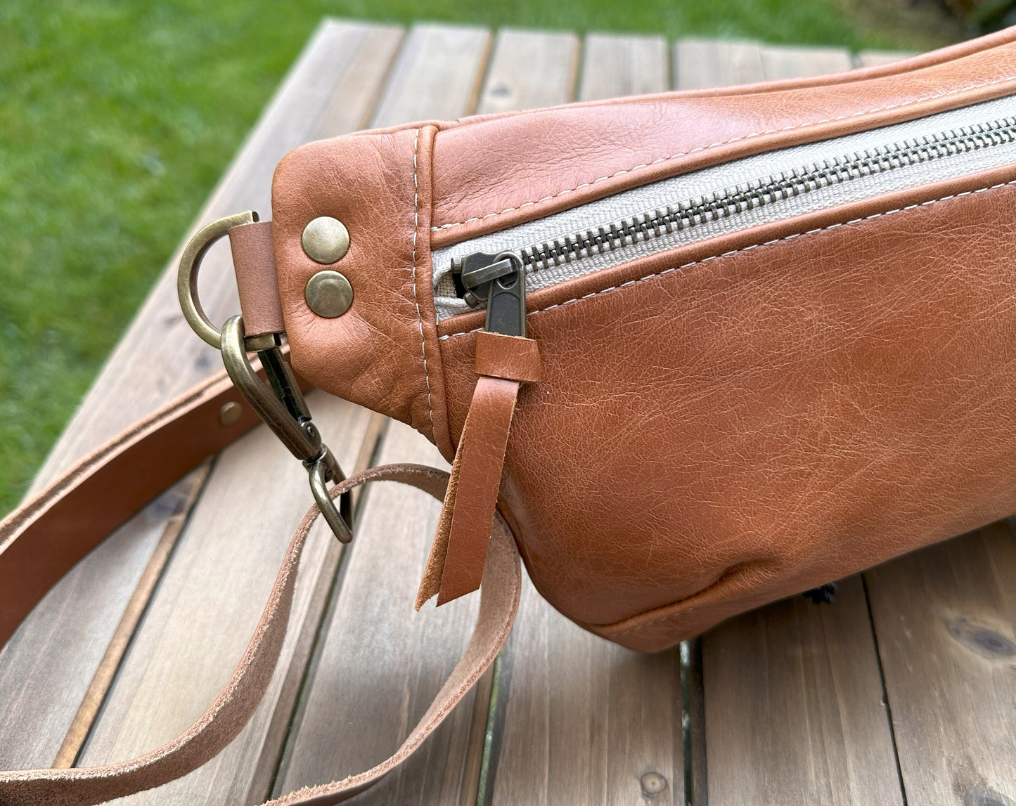 Leather Spinnaker Sling Bag