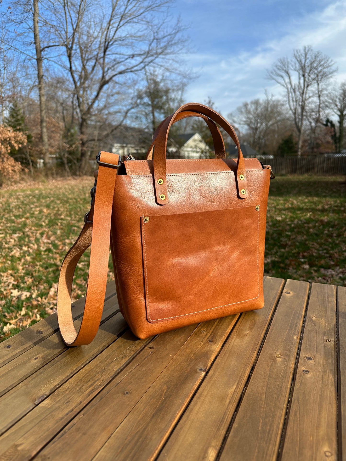Leather West Street Crossbody