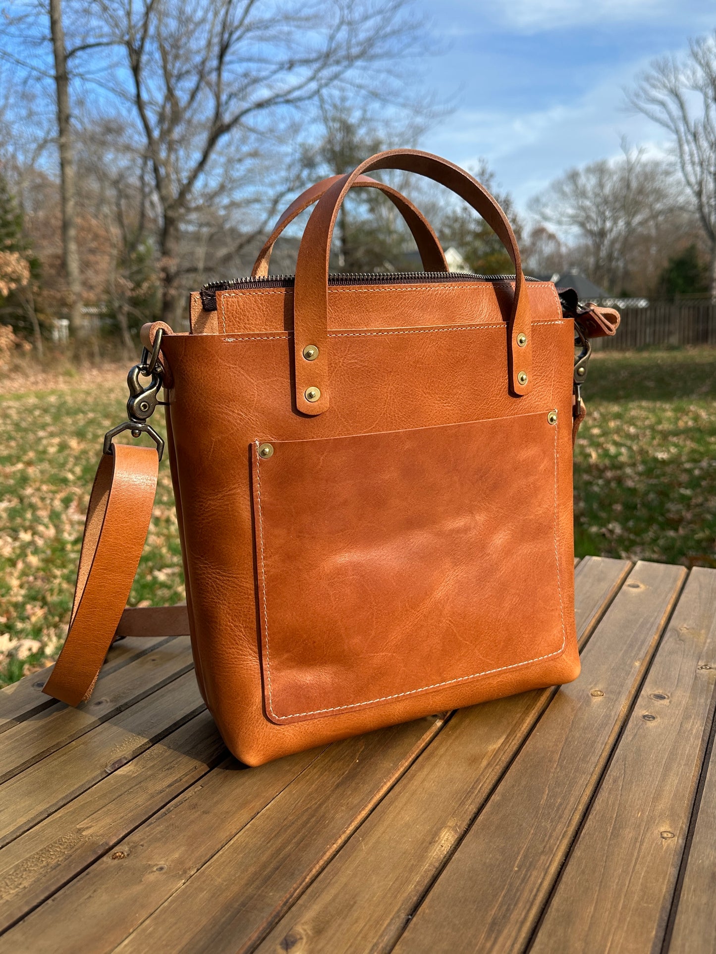 Leather West Street Crossbody