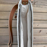 Aspen Waxed Linen with Antique Brass Hardware Parish Creek Crossbody squirescanvascreations.com