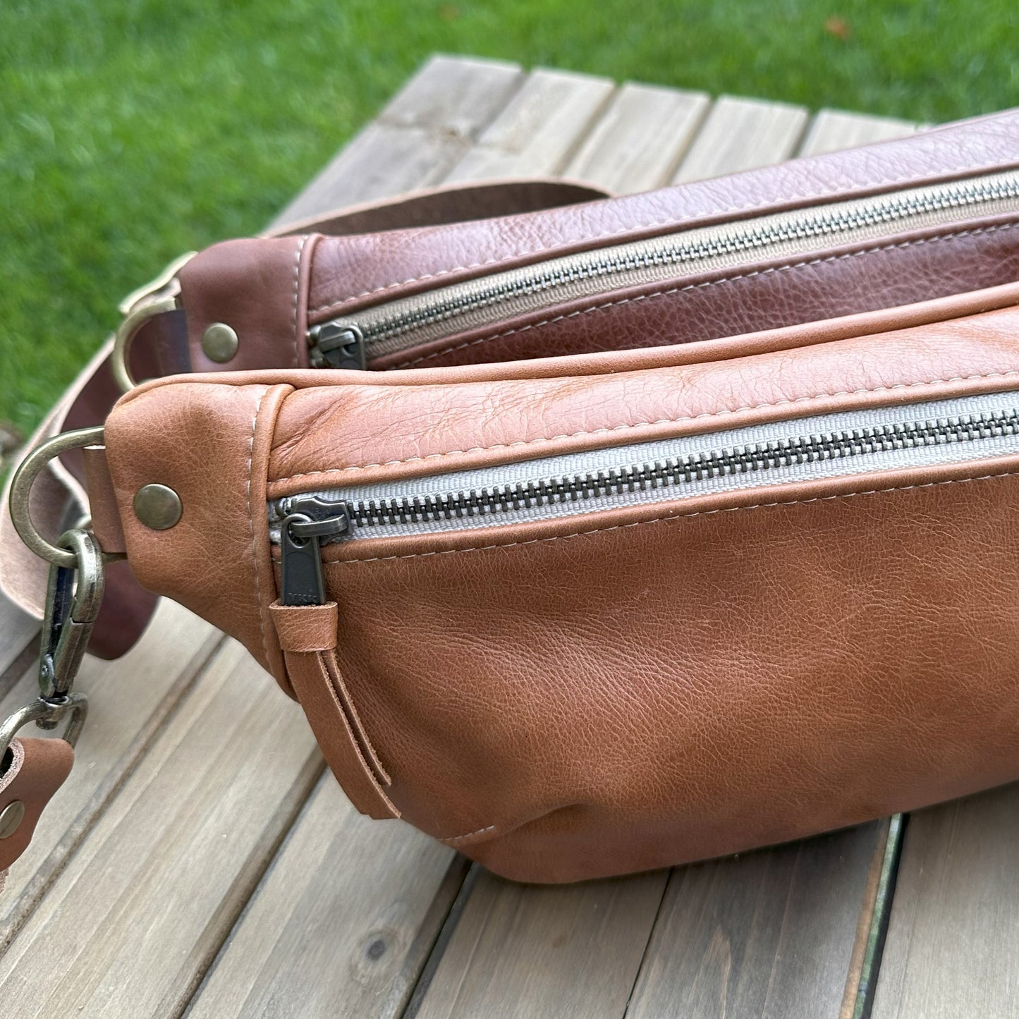 Leather Spinnaker Sling Bag